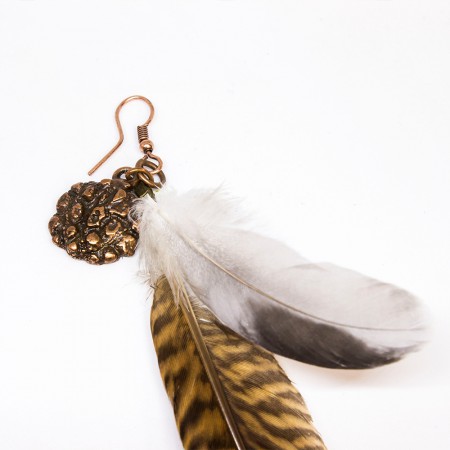 Pendientes Ajo Pluma