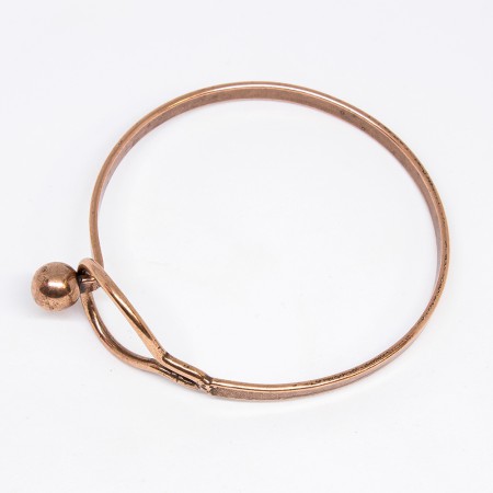 Pulsera rígida dorada AjoPan